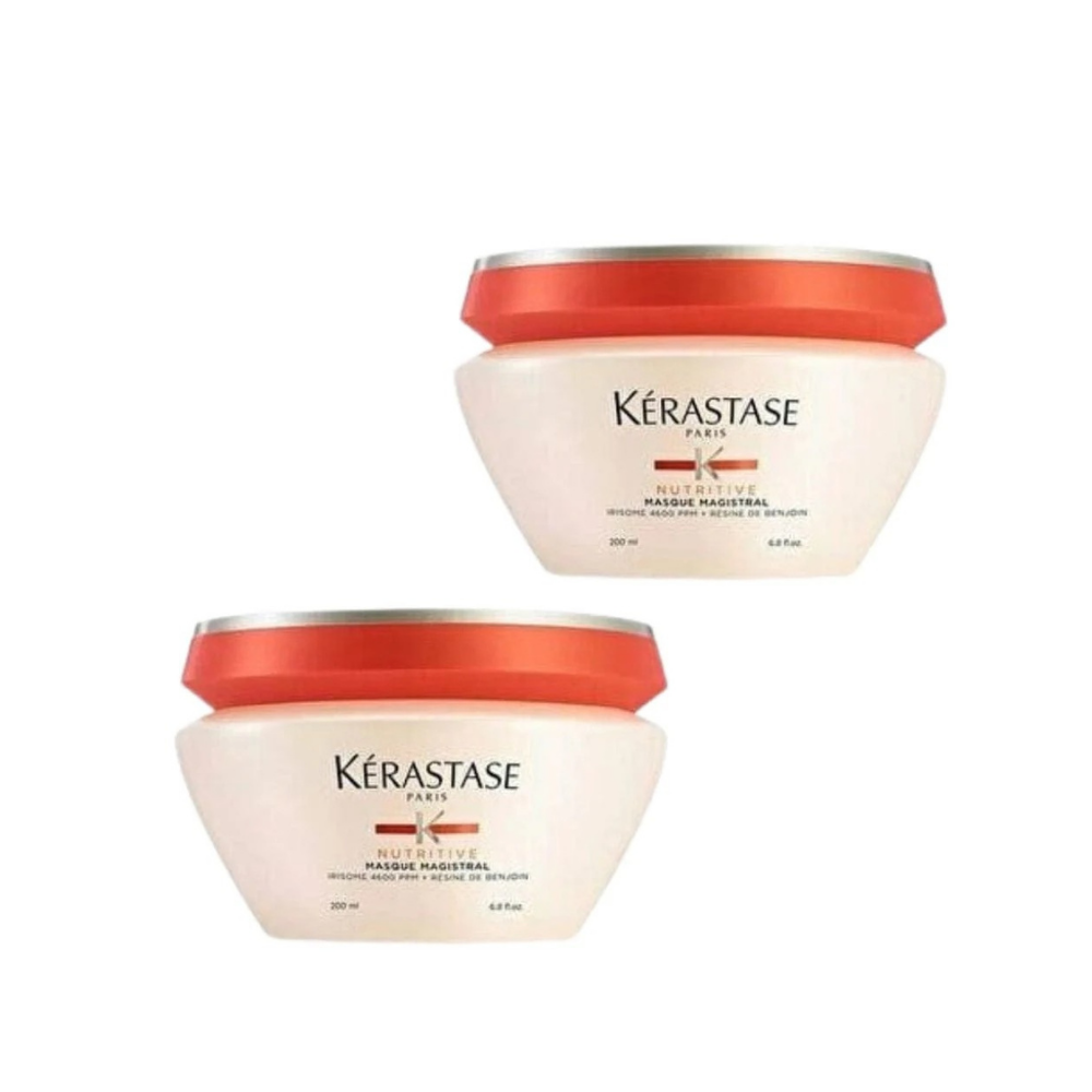 Kerastase Nutritive Masque Magistral Intensive Moisturising Nourishing Mask for Extremely Dry Hair 200ml 2 Pack