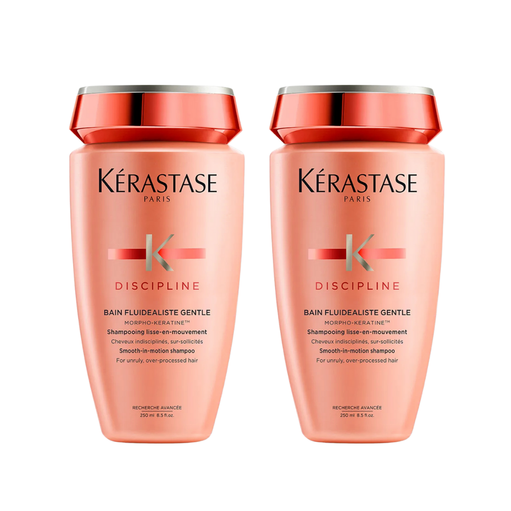 Kerastase Discipline Bain Fluidéaliste Sulfate Free Anti Frizz Shampoo 250ml 2 Pack