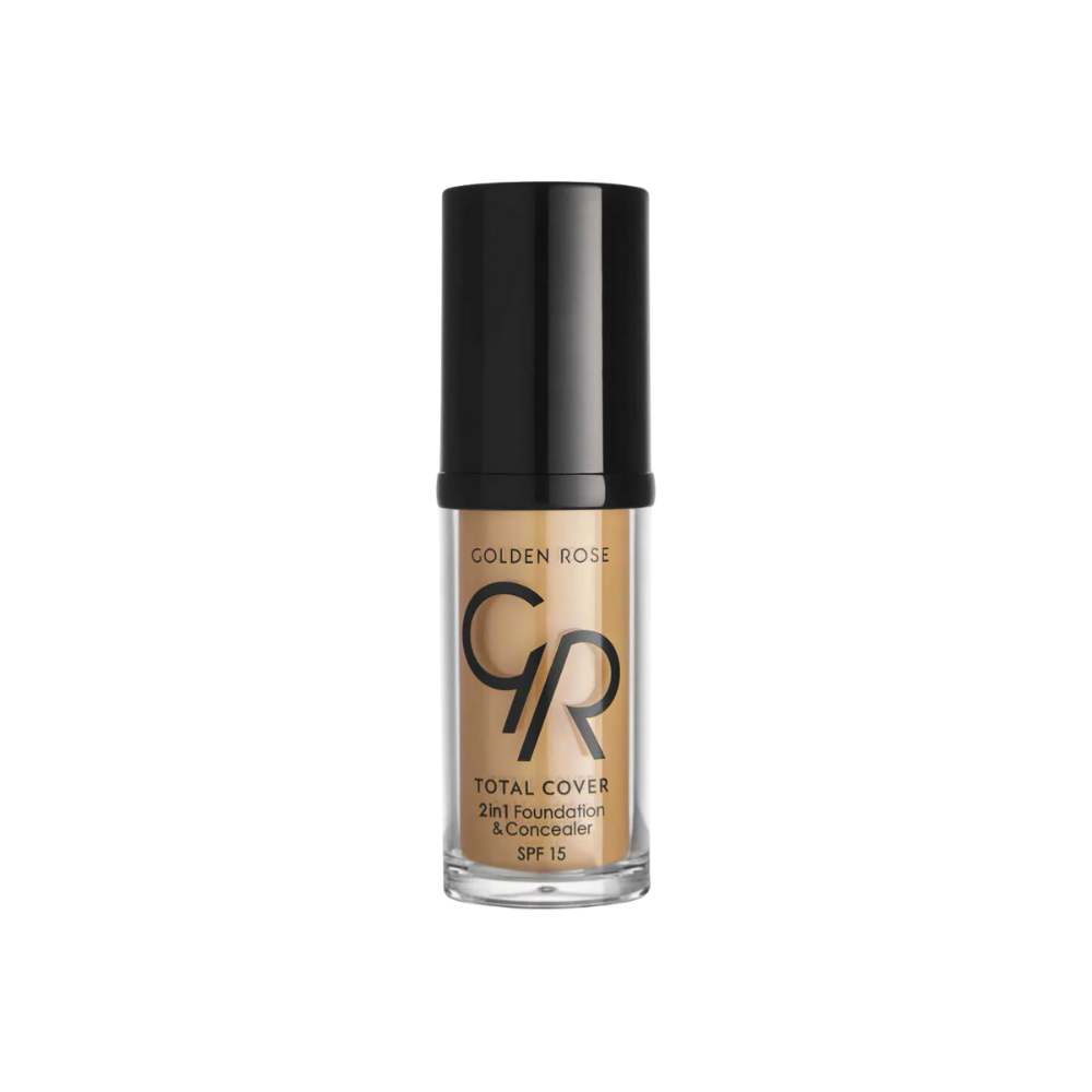 Golden Rose Total Cover 2 in 1 Foundation & Concealer - 18 Cappuccino