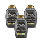 OGX Charcoal Detox Shampoo 385 ml 3 Pack