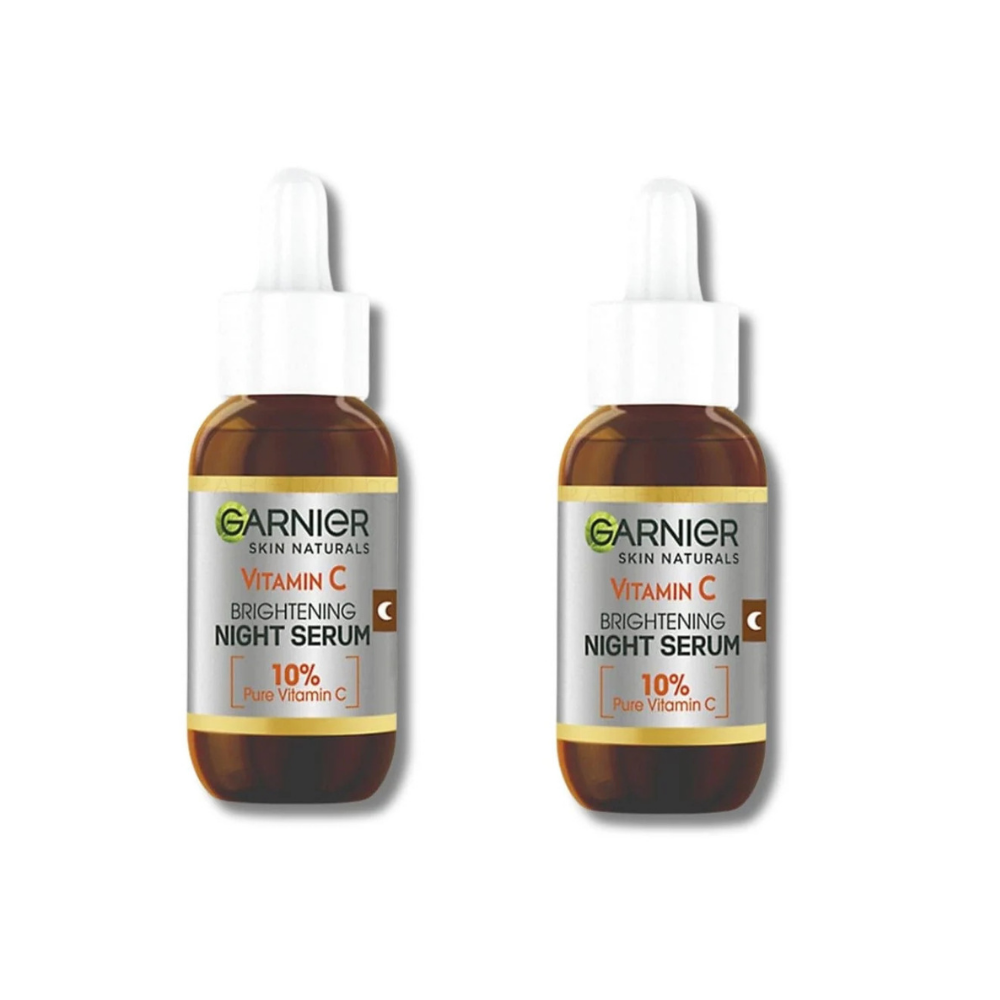 Garnier Skin Naturals Vitamin C Garnier Vitamin C Anti-Dark Spots & Brightening Night Serum 30 ml 2 Pack