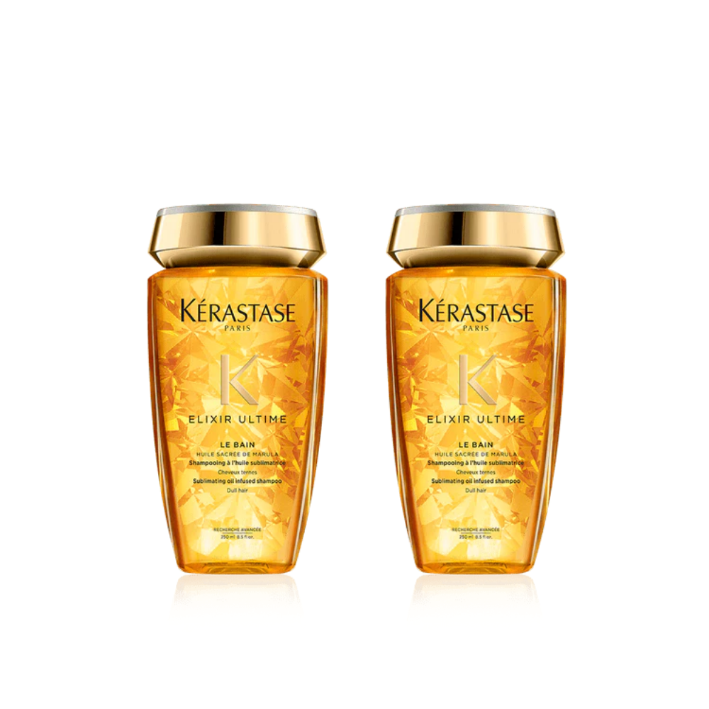 Kerastase Elixir Ultime Le Bain Shine Shampoo 250ml 2 Pack