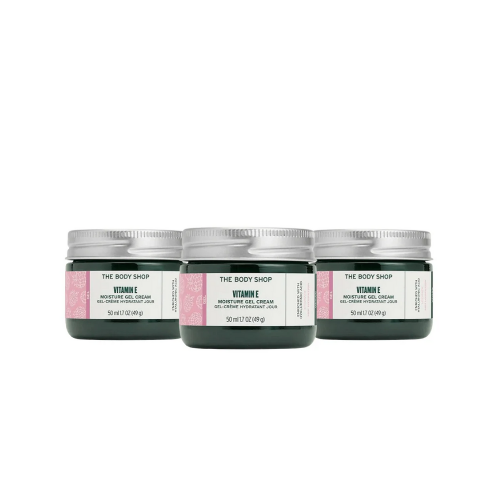 The Body Shop Vitamin E Moisturizing Gel-Cream 50ml 3 Pack