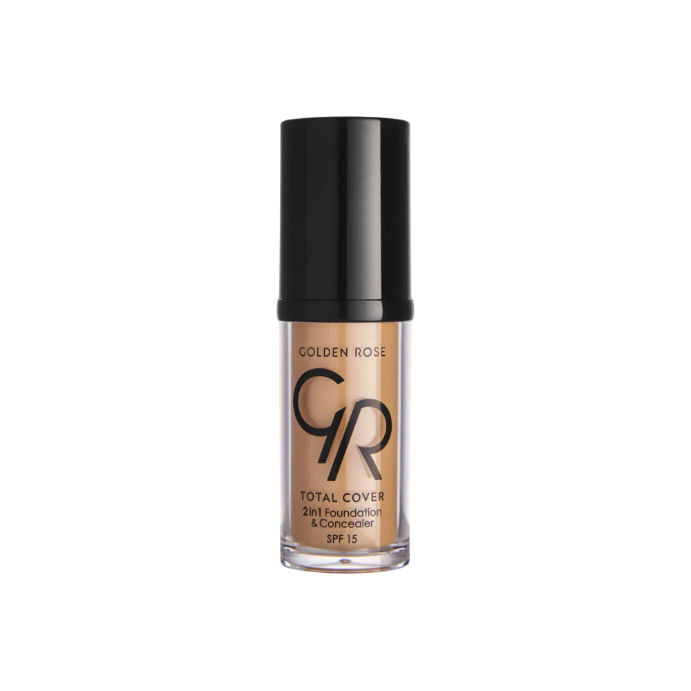 Golden Rose Total Cover 2 in 1 Foundation & Concealer - 16 Warm Honey