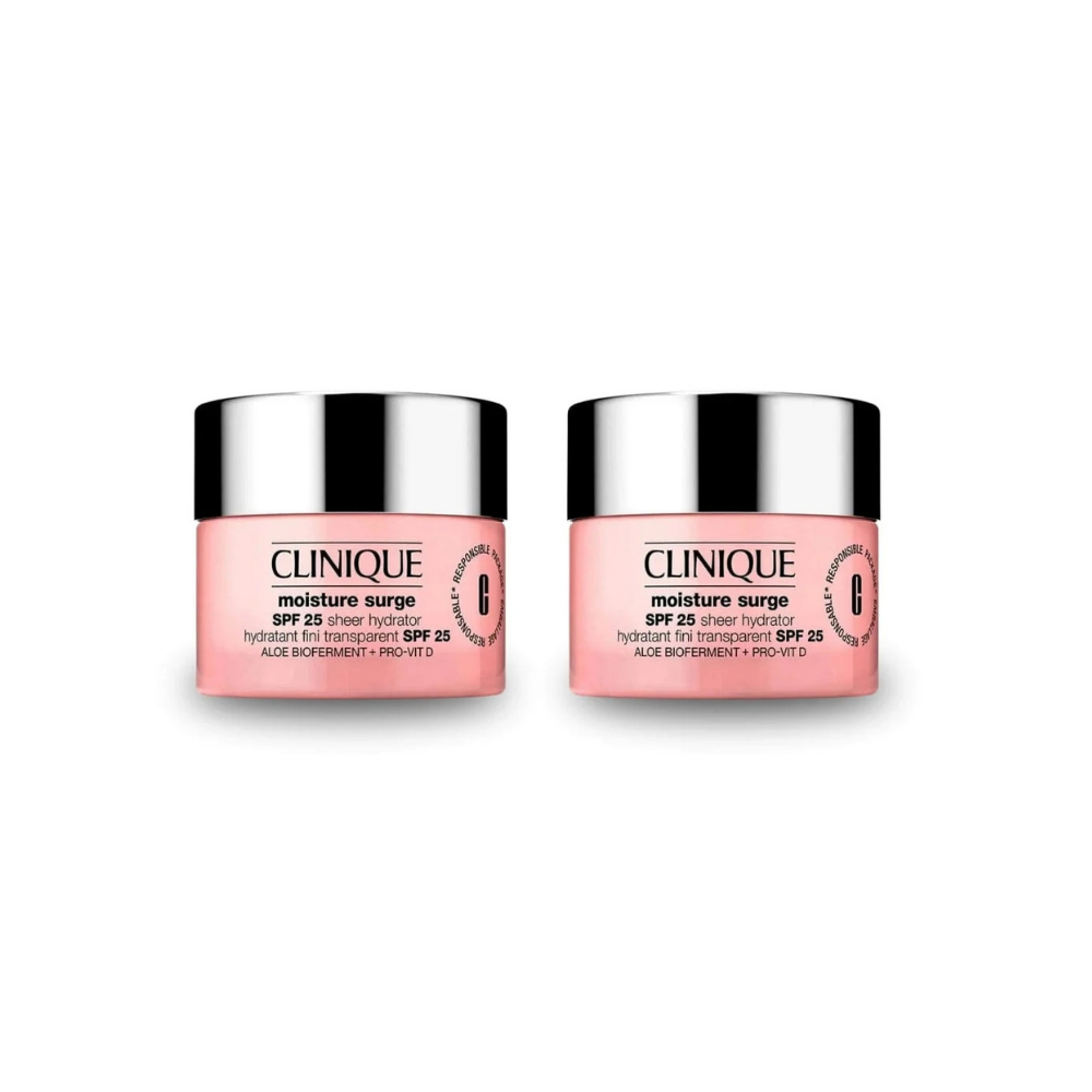 Clinique  Moisture Surge SPF 25 Moisturizing Face Cream 30 ml -2 Pack