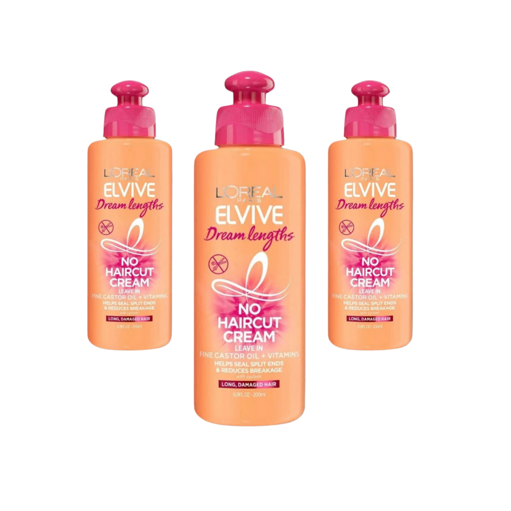 Loreal Paris Elseve Dream Long No Haircut Conditioner 200 ml 3 Pack