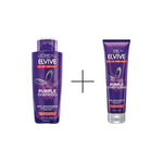 Loreal Elseve Color Vive Anti-Orange Color Correcting Purple Mask 150 ml + Loreal Elseve Color Vive Anti-Orange Purple Shampoo 200 ml