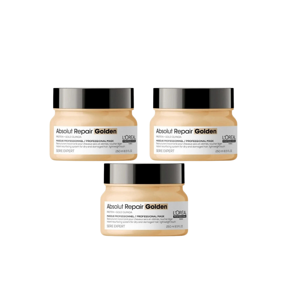 Loreal Professionnel Paris Serie Expert Absolut Repair Golden Mask 250 ml 3 Pack