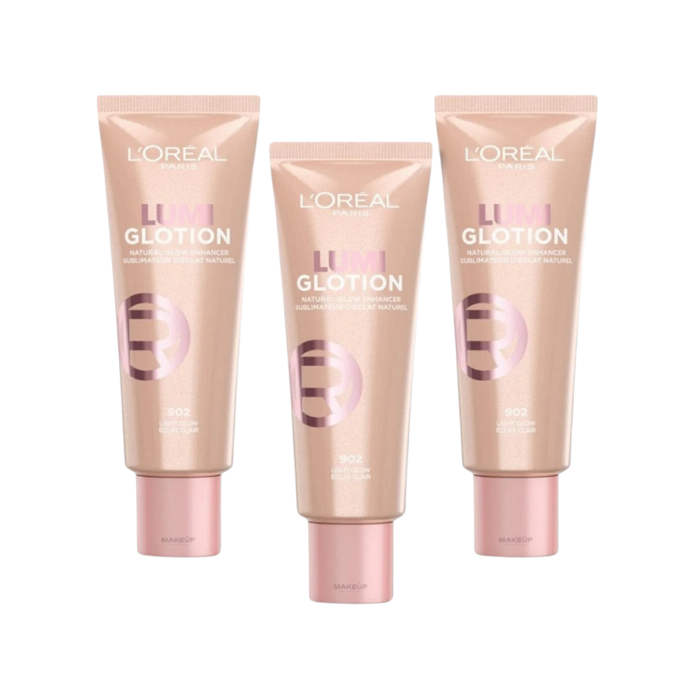 Loreal Paris Glotion All-In-One Natural Glow -902 Light Glow 40 ml 3 Pack