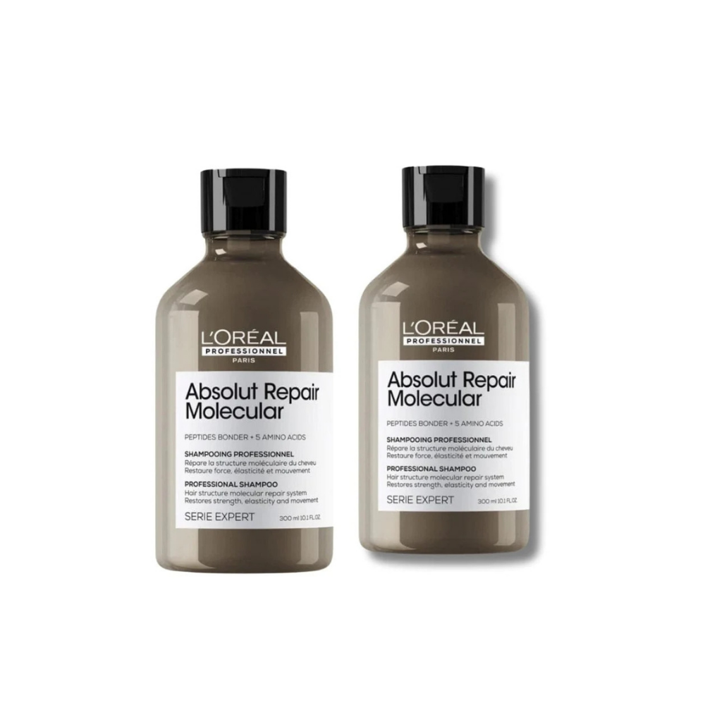 Loreal Professionnel Paris Serie Expert Absolut Repair Molecular Shampoo 300 ml 2 Pack