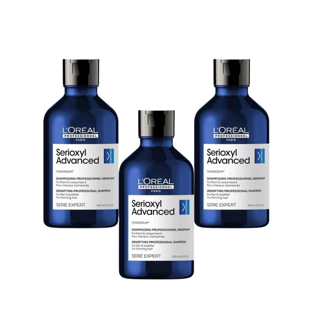 Loreal Professionnel Paris Serie Expert Serioxyl Advanced Shampoo 300 ml 3 Pack