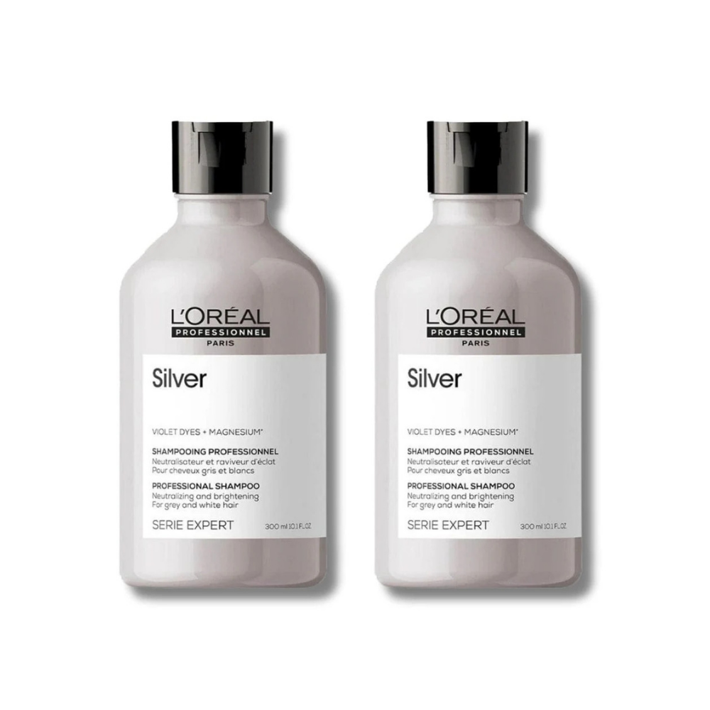 Loreal Professionnel Paris Serie Expert Silver Color Balancing Purple Shampoo 300 ml 2 Pack