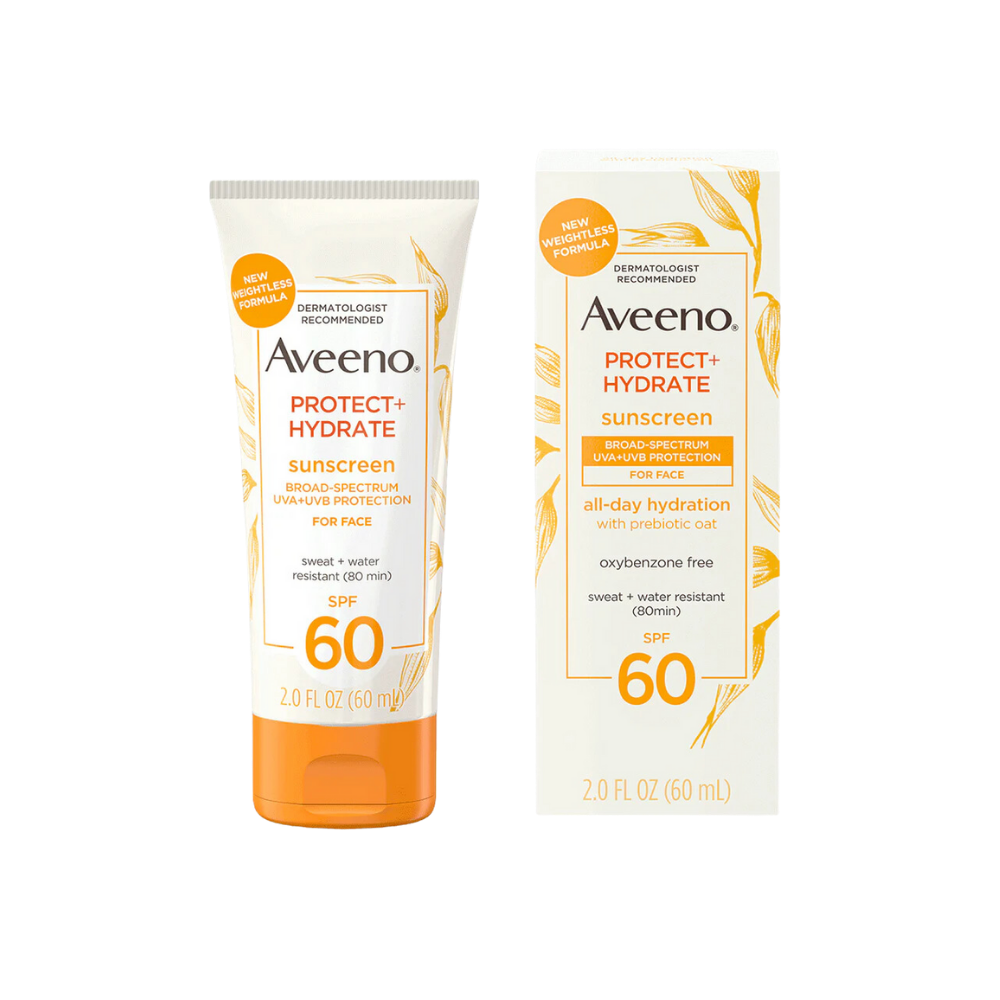 Aveeno Protect+hydrate Spf60 Sunscreen for Face 60ml