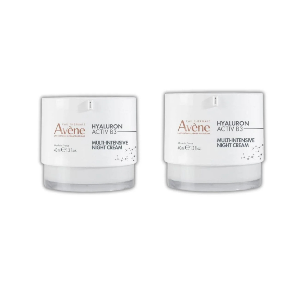 Avene Hyaluron Activ B3 Night Cream 40 ml -2 Pack