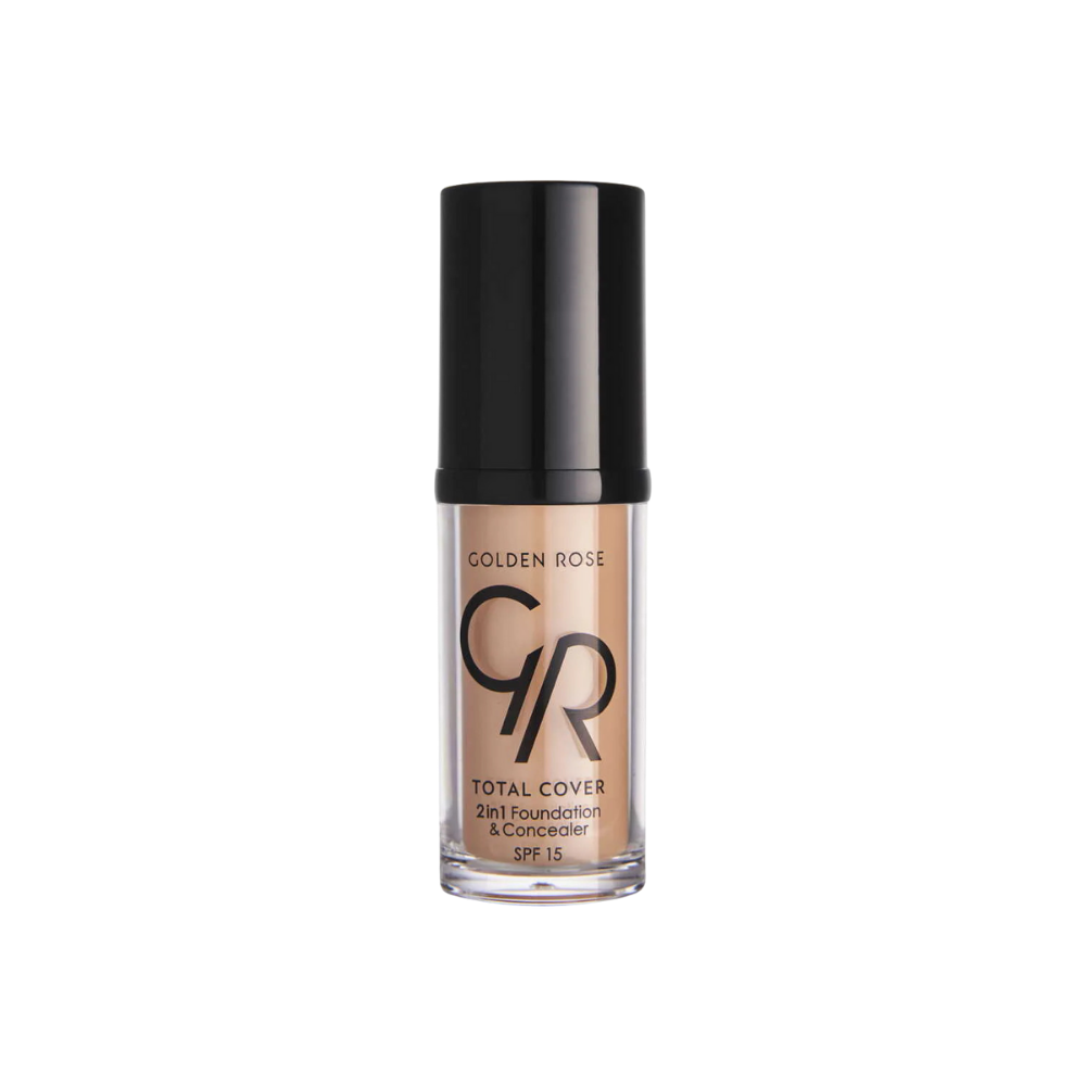 Golden Rose Total Cover 2 in 1 Foundation & Concealer - 07 Natural