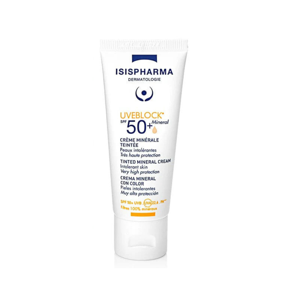 Isis Pharma Uveblock SPF 50+ Mineral Cream 40 ml -Tinted