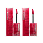 Maybelline New York Super Stay Vinyl Ink Long Lasting Liquid Gloss Lipstick - 50 Wicked -2 Pack