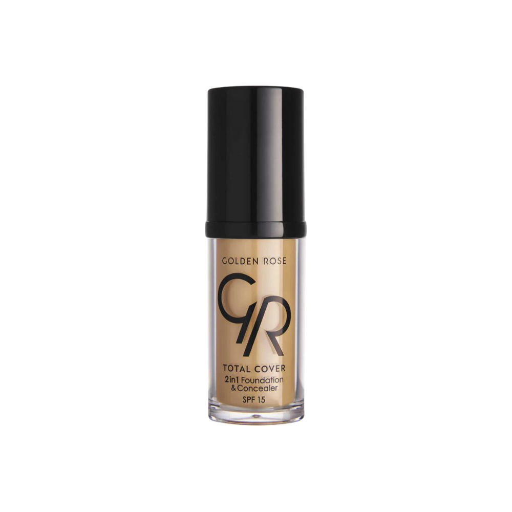 Golden Rose Total Cover 2 in 1 Foundation & Concealer - 23 Medium Yellow Beige