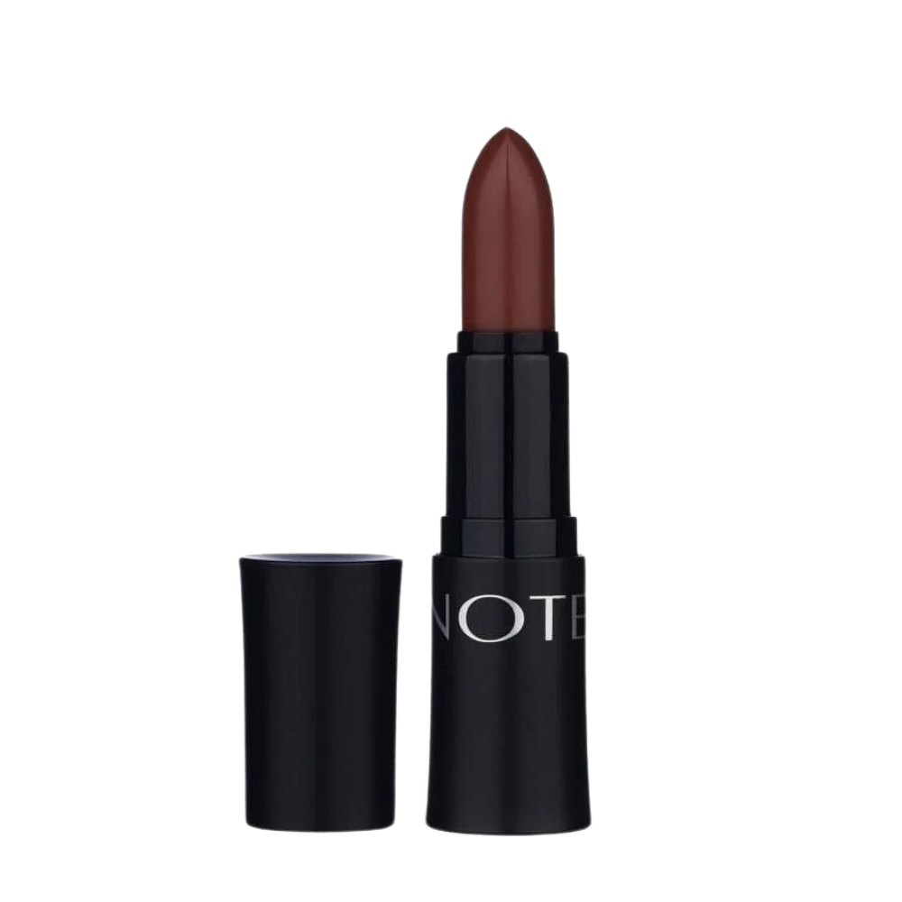 Note Cosmetics Mattemoist Lipstick Matte Finish Lipstick 315 Hot Brown