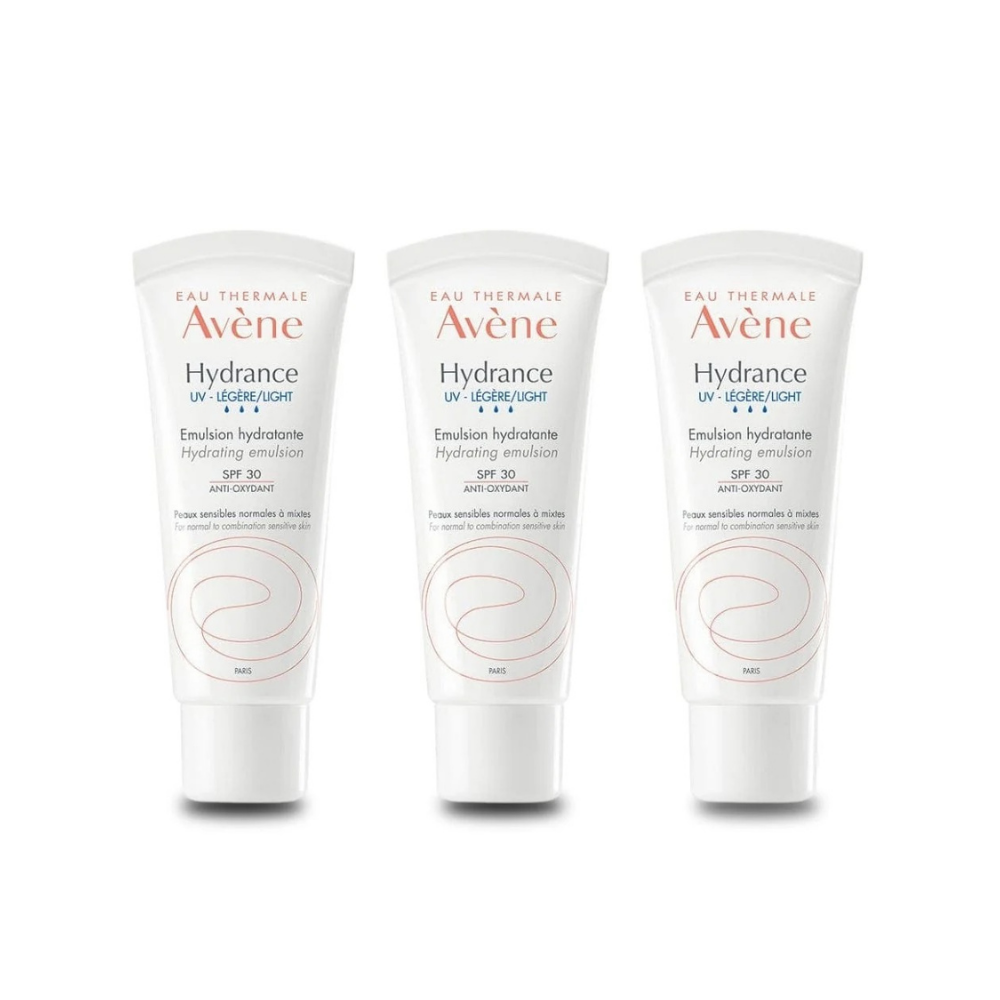 Avene Hydrance Moisturising Cream SPF 30 40 ml -3 Pack