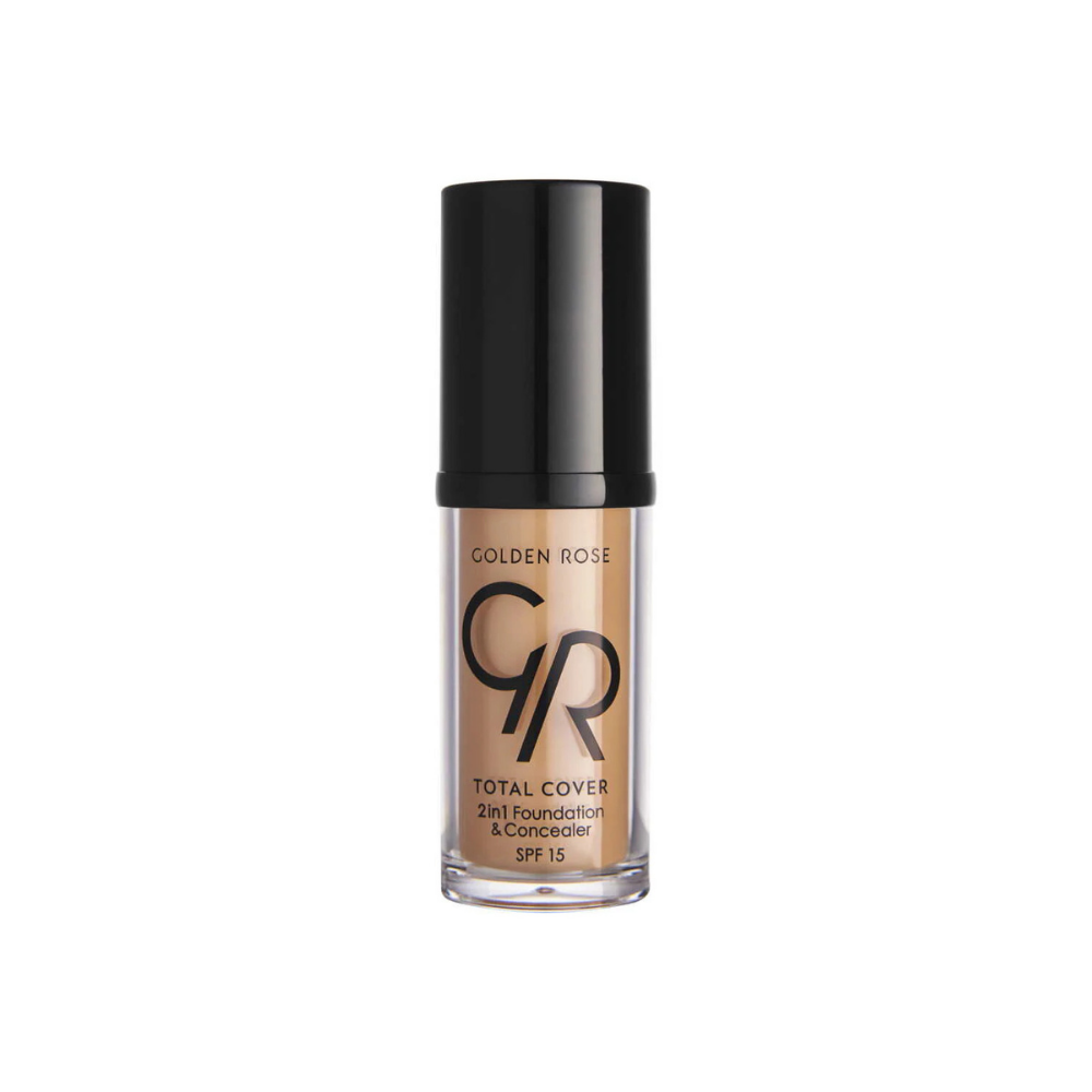 Golden Rose Total Cover 2 in 1 Foundation & Concealer - 12 Light Beige