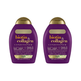 OGX Biotin & Collagen Full Plumping and Lengthening Conditioner 385 ml 2 Pack