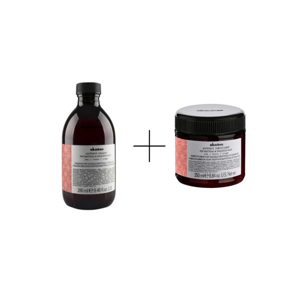 Davines Alchemic Red Red Shampoo 280ml + Davines Alchemic Red Red Conditioner 250ml