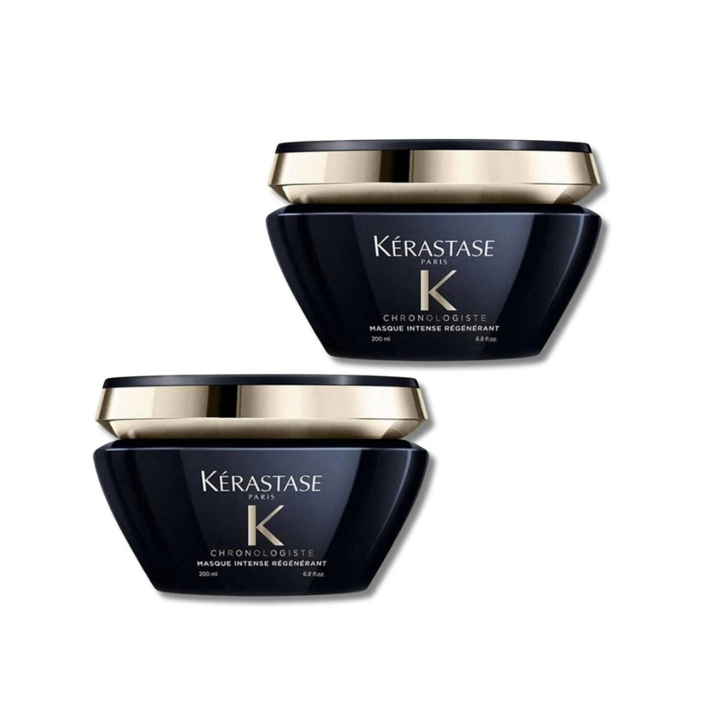 Kerastase Chronologiste Intense Regenerating Mask Regenerating Hair Mask 200ml 2 Pack