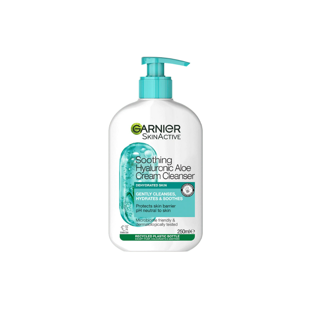 Garnier Skin Active Hyaluronic Aloe Soothing Cream Cleanser 250 ml