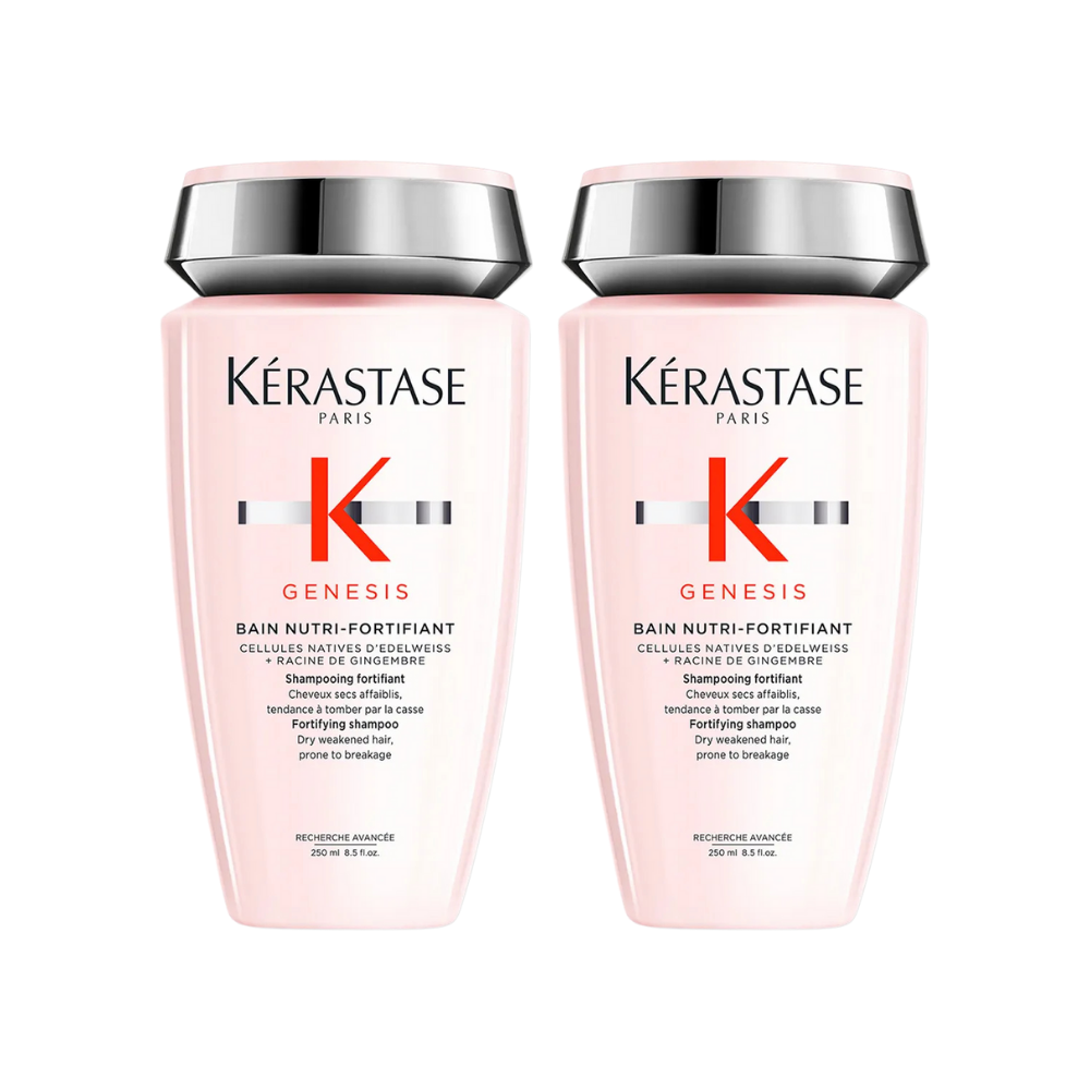 Kerastase Genesis Bain Nutri-fortifiant Anti-Shedding Strengthening Shampoo 250ml 2 Pack