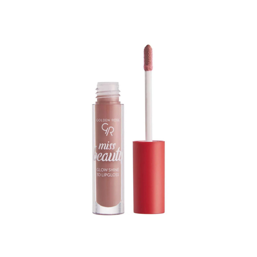 Golden Rose Miss Beauty Glow Shine 3D Lipgloss - 01 Nude Chic