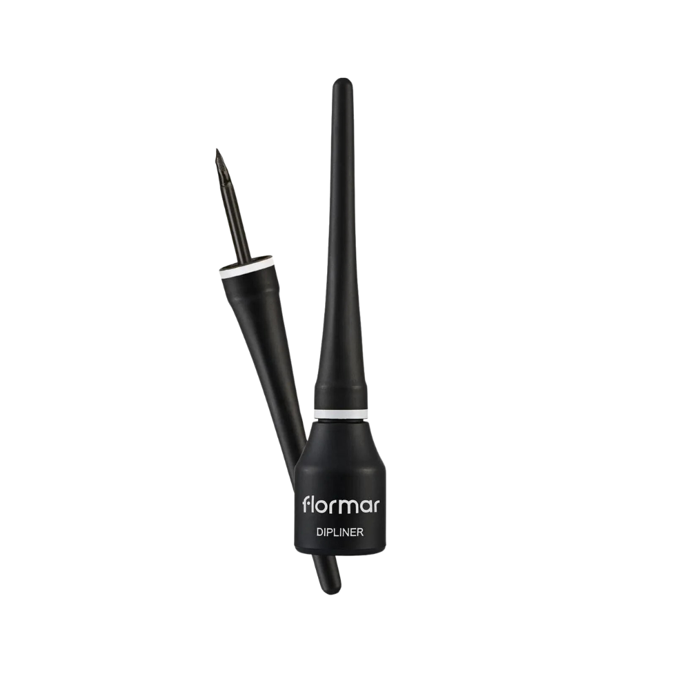 Flormar Highly Pigmented & Semi-Matte Finish Dipliner 3.5ml - Black