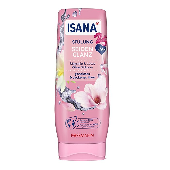 Isana Hair Conditioner Silky Shine Magnolia and Lotus 300 ml - Chivela