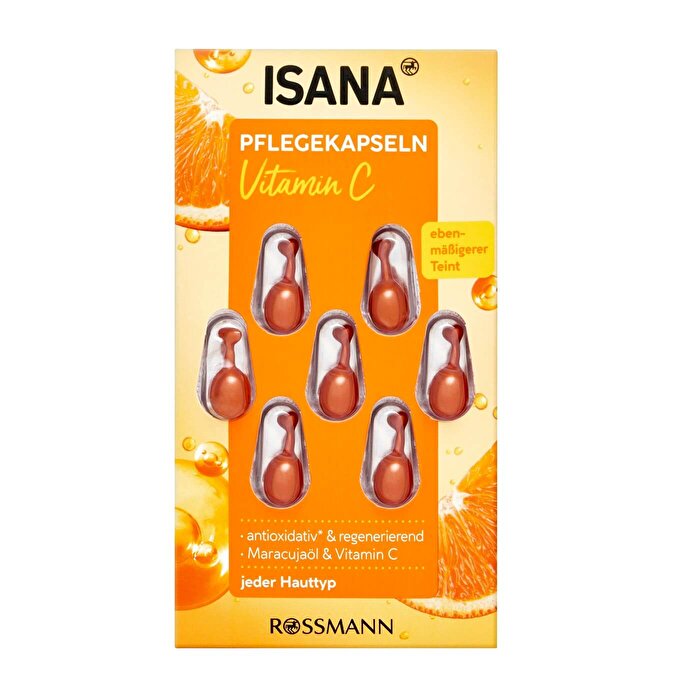 Isana Capsule Serum Vitamin C & Maracuja Oil 7x0,38 - Chivela