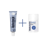 RefectoCil Eyebrow and Eyelash Dye No:2.1 Blue 15 ml + RefectoCil 3% 10 vol. Liquid Oxidant 100 ml - Chivela