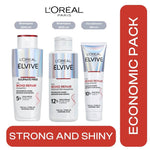 Loreal Paris Elseve (Elvive) Bond Repair 3 Economic Pack Shampoo and Conditioner Hair Care Set - Chivela