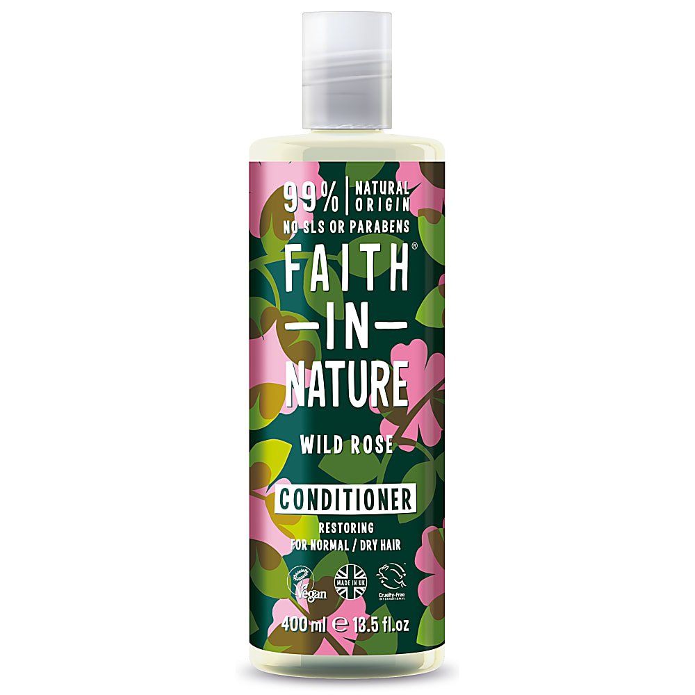 Faith in Nature Wild Rose Conditioner Repair Hair Conditioner 400ml - Chivela