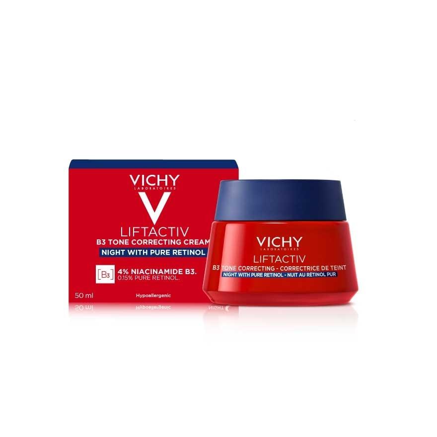 Vichy Liftactiv B3 Skin Tone Evening Night Cream with Retinol 50 ml - Chivela