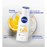 Nivea Q10 + Vitamin C Firming Body Lotion for Normal Skin 400ml / 13.5 fl oz 4005808237548