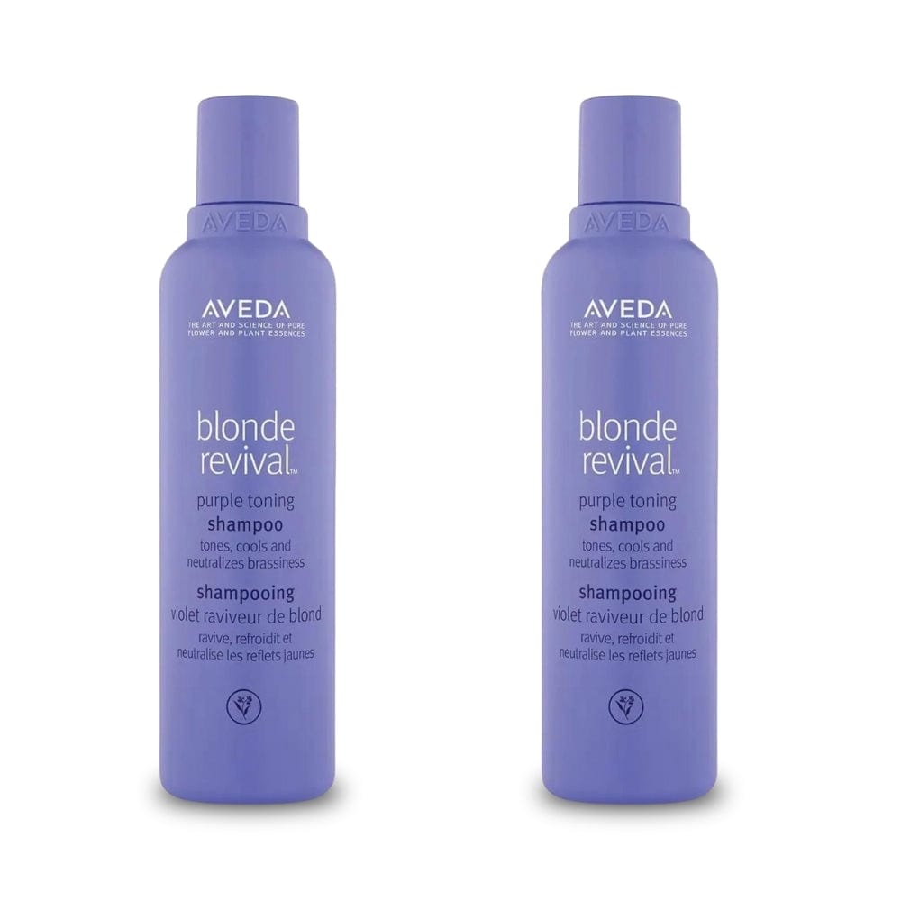 Aveda Blonde Revival Sulfate Free Purple Shampoo 200 ml -2 Pack 715936237542