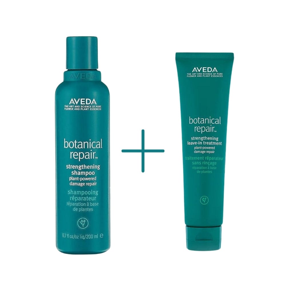 Aveda Botanical Repair Shampoo for Damaged Hair 200 ml &  Botanical Repair Leave-in Hair Repair and Conditioner 100 ml 715936236606