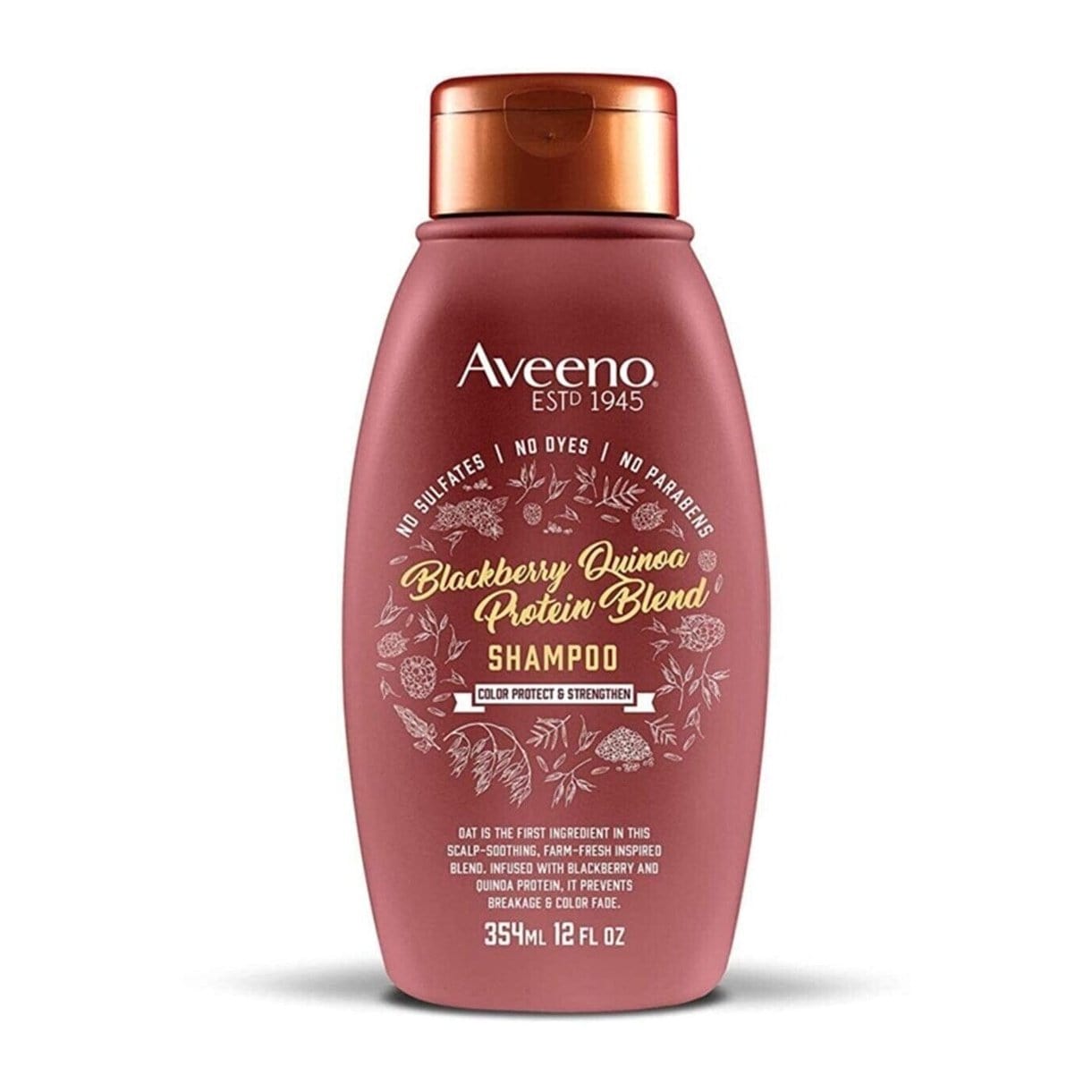 Aveeno Blackberry Quinoa Protein Blend Shampoo 354 ml 052800673151