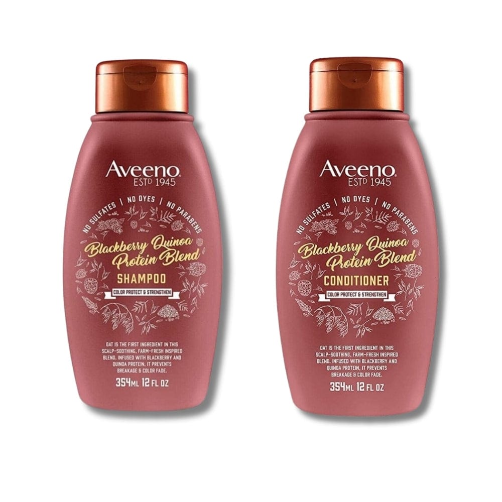 Aveeno Blackberry Quinoa Protein Blend Shampoo & Conditioner 354 ml 715936237382