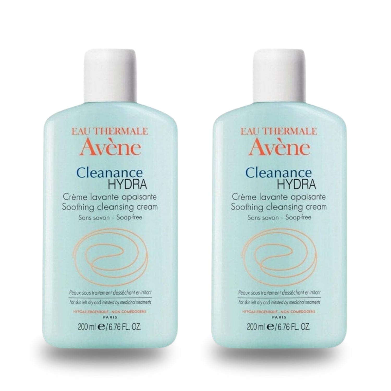 Avene Cleanance Hydra Soothing Cleansing Cream 200 ml -2 Pack 715936238020