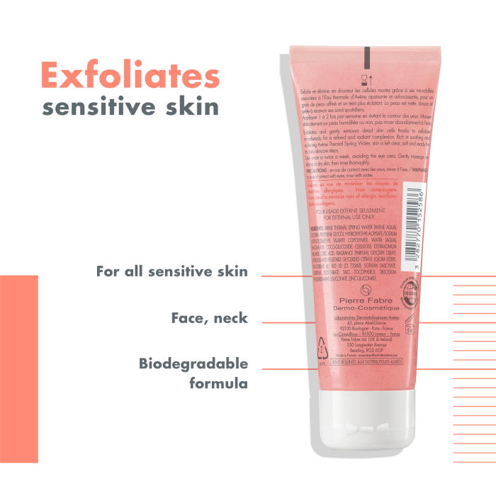 Avene Gentle Exfoliating Gel 75ml 3282770152586