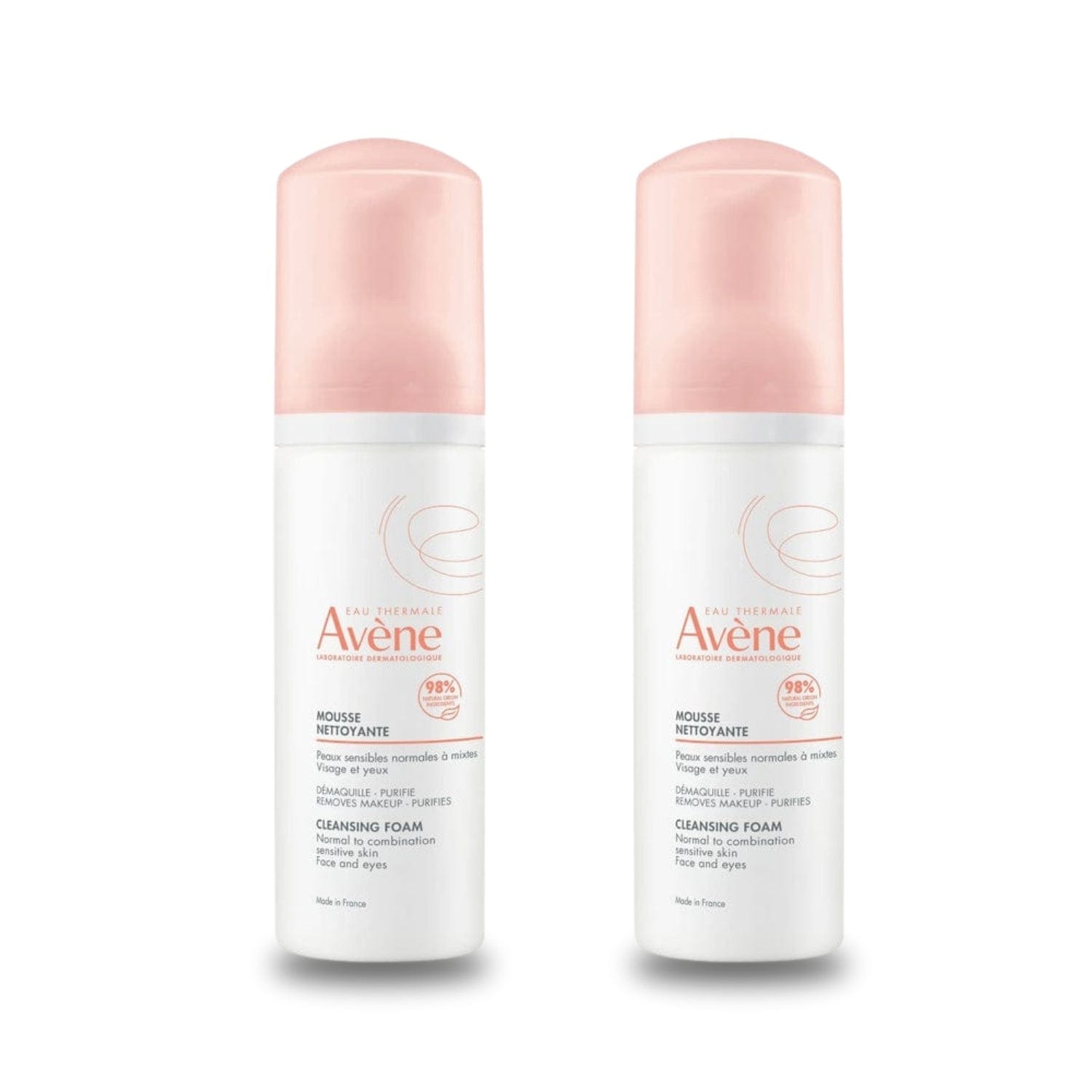 Avene Mousse Nettoyante Cleansing Foam 150ml -2 Pack 715936238013