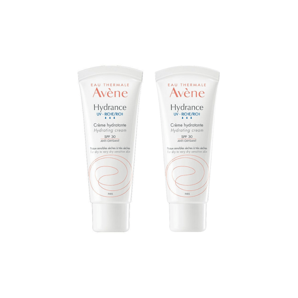 Avene Hydrance UV-Rich Moisturising Cream SPF 30 40 ml 2 Pack 715936231502