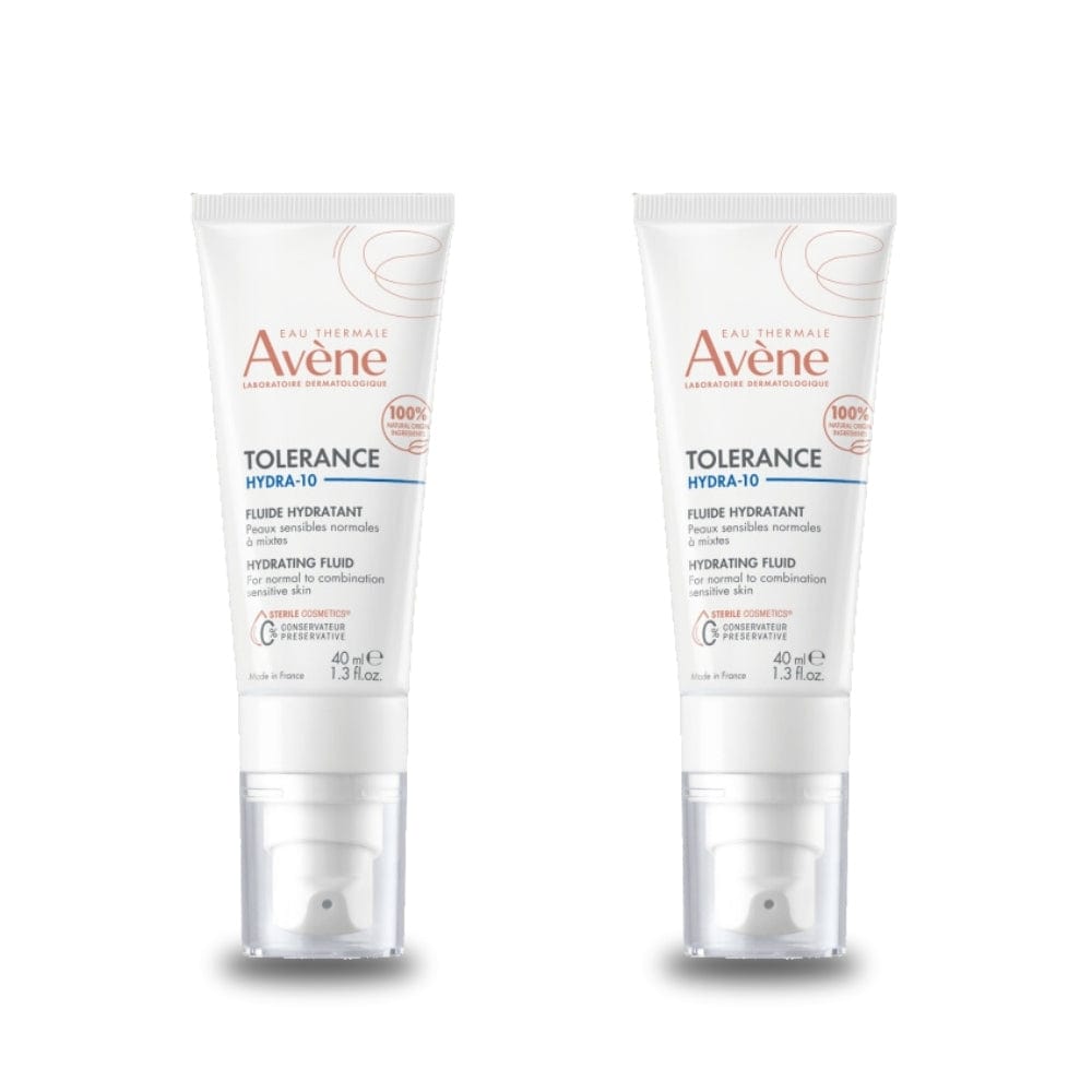 Avene Tolerance Hydra-10 Hydrating Fluid Cream 40 ML -2 Pack 715936239454