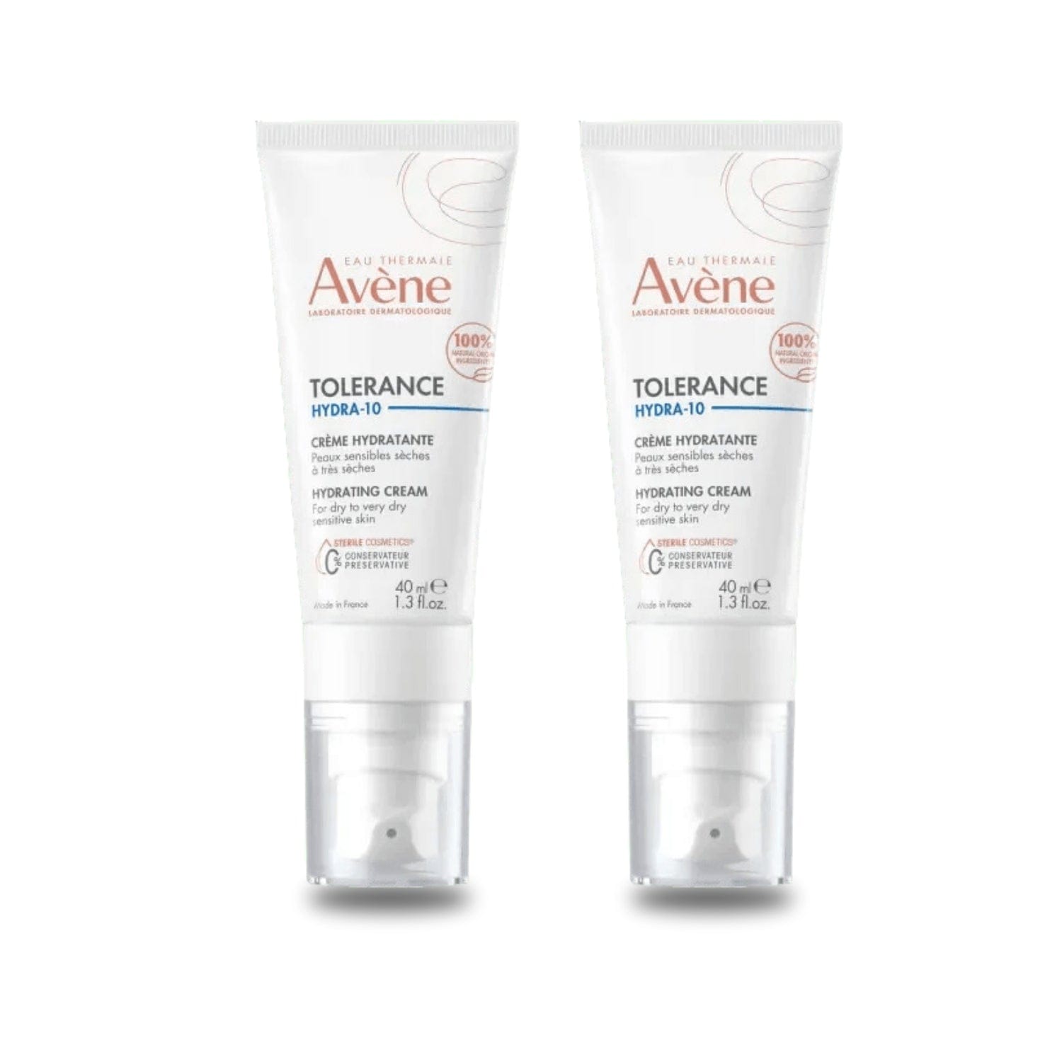 Avene Tolerance Hydra-10 Moisturizing Cream 40 ml -2 Pack 715936237870