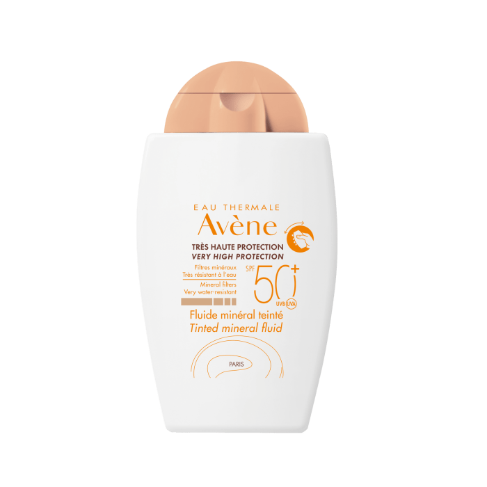 Avene Fluide Mineral Teintee Spf 50 40 ML Tinted Sunscreen 3282770075724